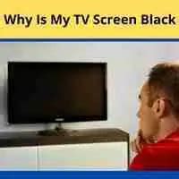 Why is my TV screen black when casting to TV?