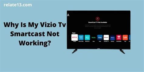 Why is my Vizio TV not connecting to SmartCast?
