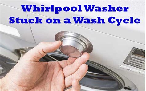 Why is my Whirlpool washer stuck on canceling cycle?