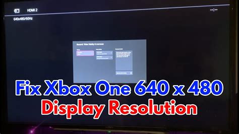 Why is my Xbox 640x480?