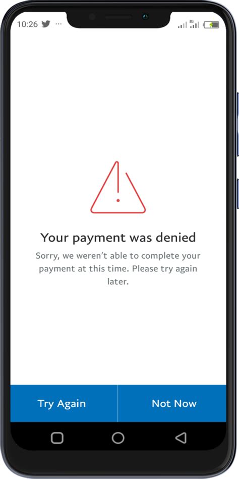 Why is my bank rejecting PayPal?