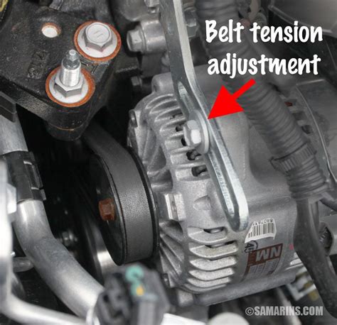 Why is my belt tensioner making noise?