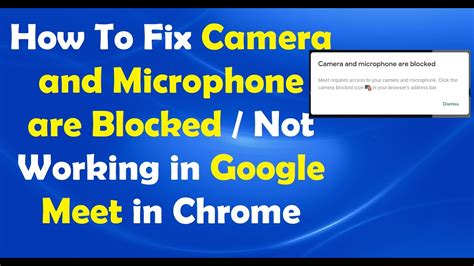 Why is my camera disabled on Chrome?