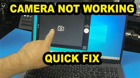 Why is my camera not working on my laptop?