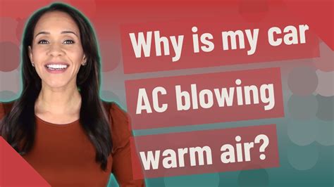 Why is my car AC lukewarm?
