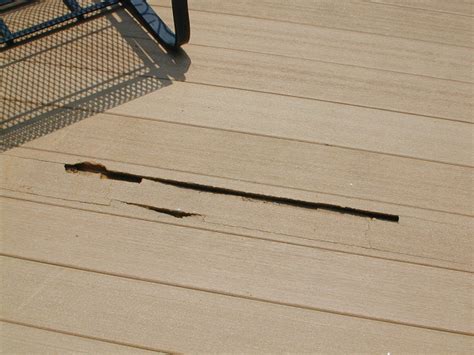 Why is my composite decking splitting?