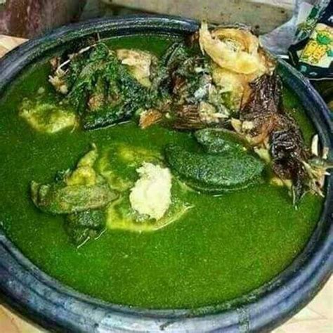 Why is my fufu green?