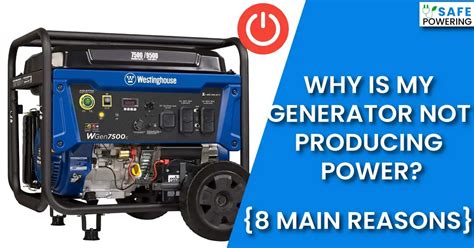 Why is my generator not holding power?
