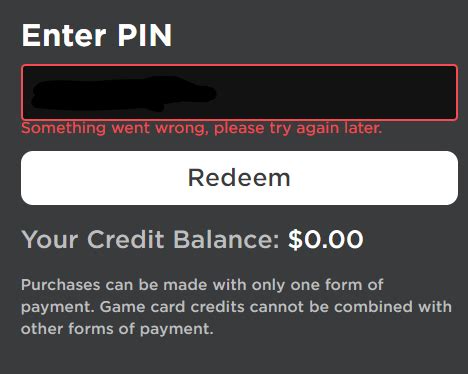 Why is my gift card not working?
