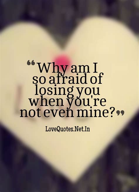 Why is my girlfriend afraid of losing me?