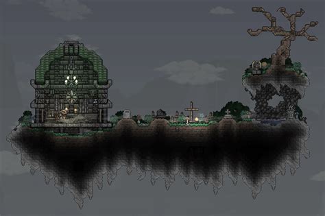 Why is my house a graveyard in Terraria?