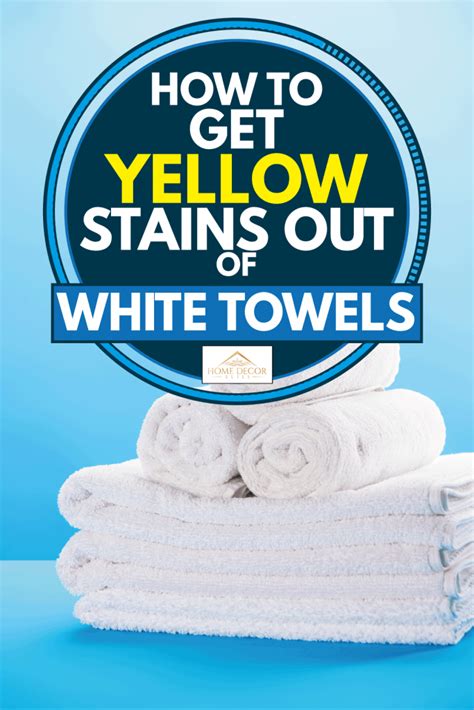 Why is my husband's towel yellow?