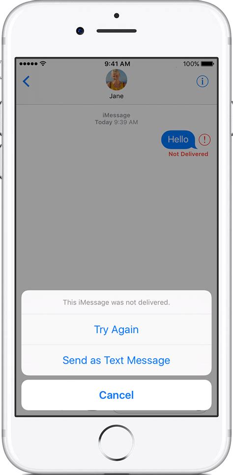 Why is my iMessage blue but not delivered?