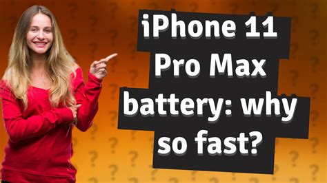 Why is my iPhone 11 dying so fast?