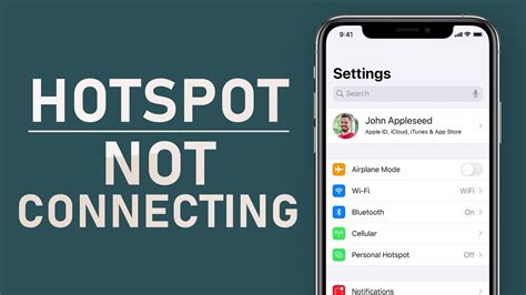 Why is my iPhone hotspot not connecting to TV?