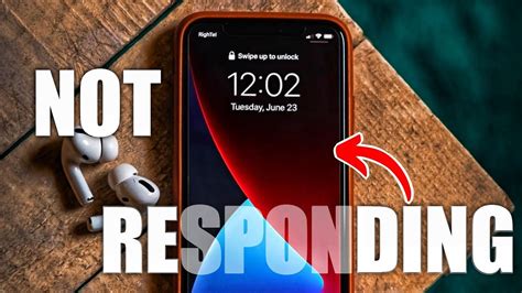 Why is my iPhone not responding to touch?