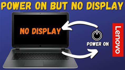 Why is my laptop powering on but no display?