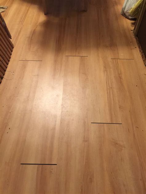 Why is my luxury vinyl plank flooring separating?