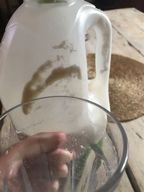 Why is my milk leaving white residue?