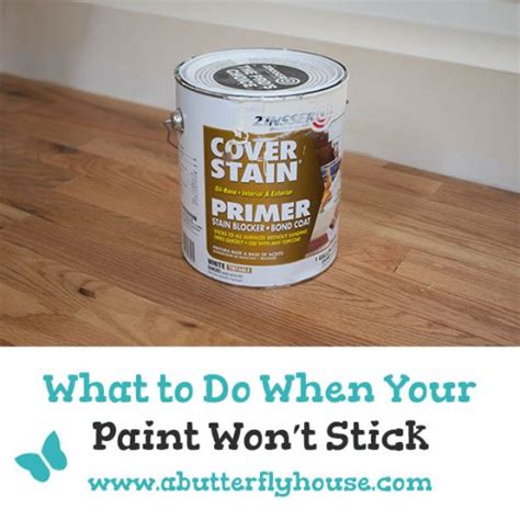 Why is my milk paint not sticking?