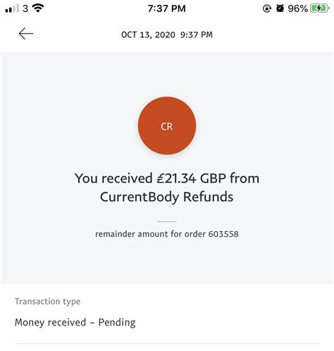 Why is my money received pending?