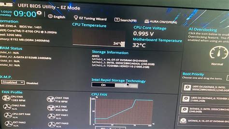 Why is my motherboard in legacy mode?