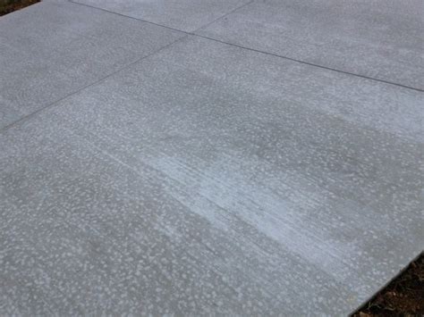 Why is my new concrete white?
