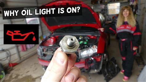 Why is my oil pressure light on but my oil is full?