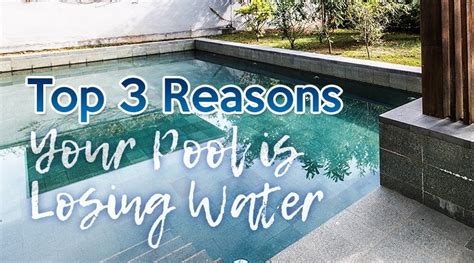 Why is my pool losing 2 inches of water a day?