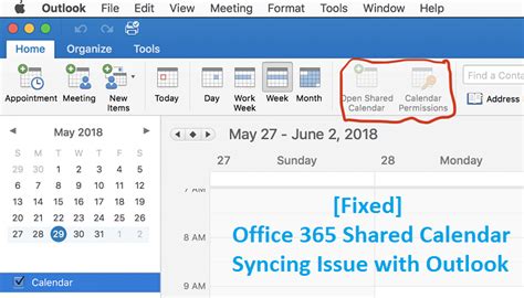 Why is my shared Outlook calendar not showing up?