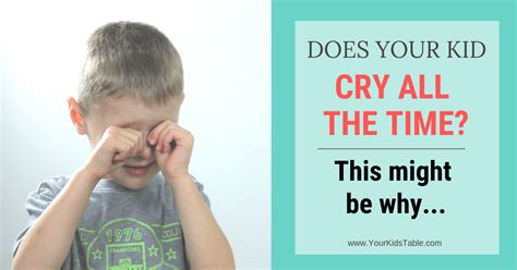 Why is my sister crying all the time?