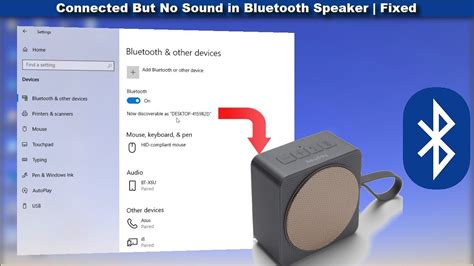 Why is my speaker connected but no sound?