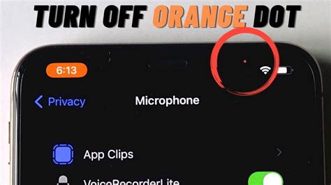 Why is my time orange on my iPhone?