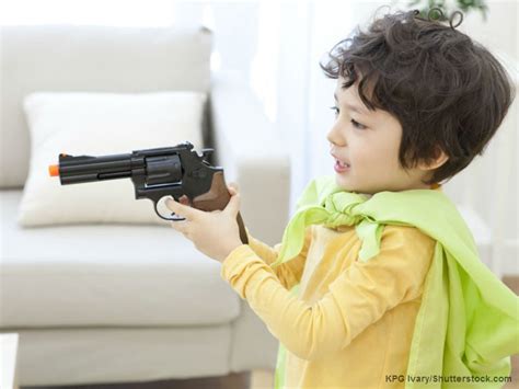 Why is my toddler obsessed with guns?