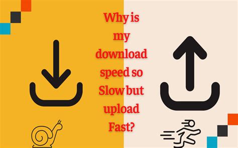 Why is my upload speed so slow but download is fast?