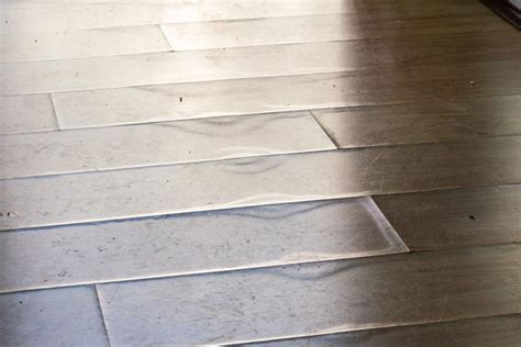 Why is my vinyl floor sweating?