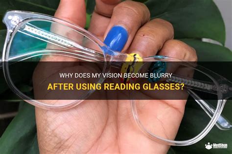 Why is my vision blurry after reading for 10 minutes?