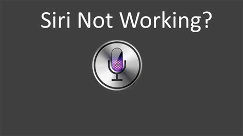 Why is my voice type and Siri not working?