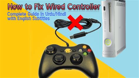 Why is my wired Xbox 360 controller not working?