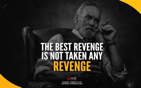 Why is no revenge the best revenge?