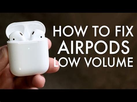 Why is one AirPod volume so low?