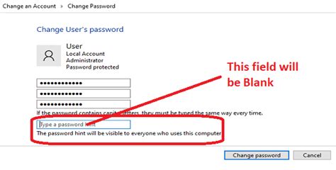 Why is password hint required?
