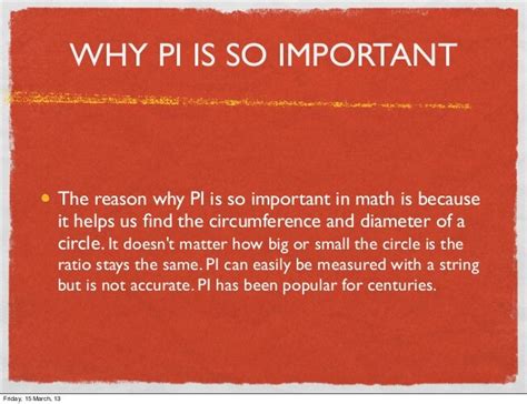 Why is pi so relevant?