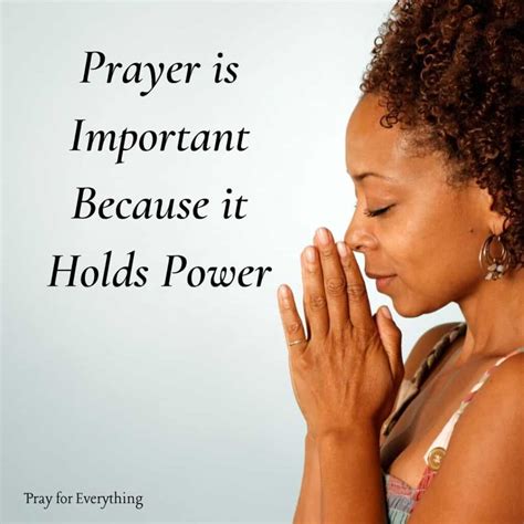 Why is prayer so powerful?