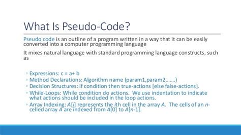 Why is pseudocode easier?
