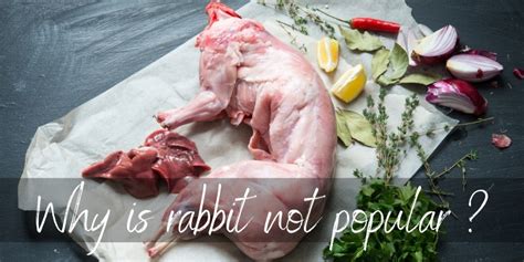 Why is rabbit meat unpopular?