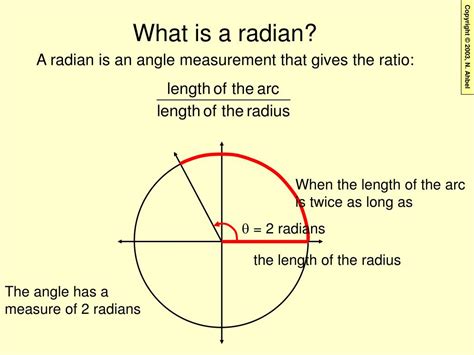 Why is radian used?