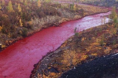 Why is river red?