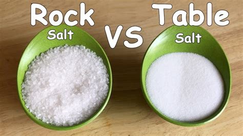 Why is rock salt not used?