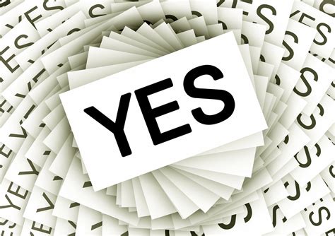 Why is saying yes important?